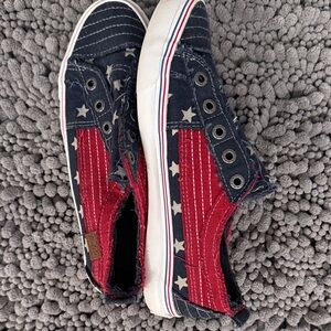 Blowfish Red and Blue Star Sneakers